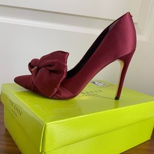 Burgandy Ted Baker heels. Only worn once.